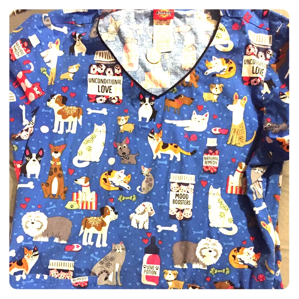 Dickies scrub top